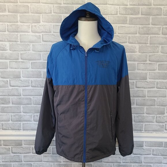 Walt Disney World 1971 Windbreaker Jacket Medium Blue Gray Packable Souvenir - Picture 9 of 9